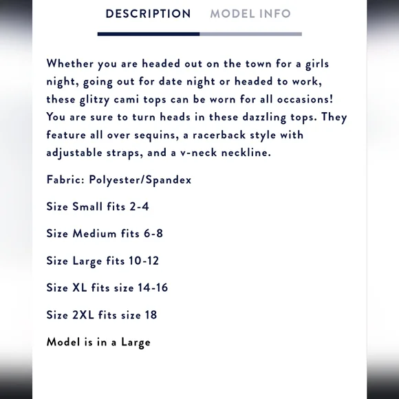 Starstruck Sequin Tank - Picture 7 of 7